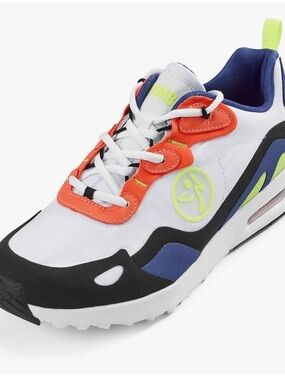 NIB Zumba Air Lo White Multicolor Athletic Sneakers Sz 9.5